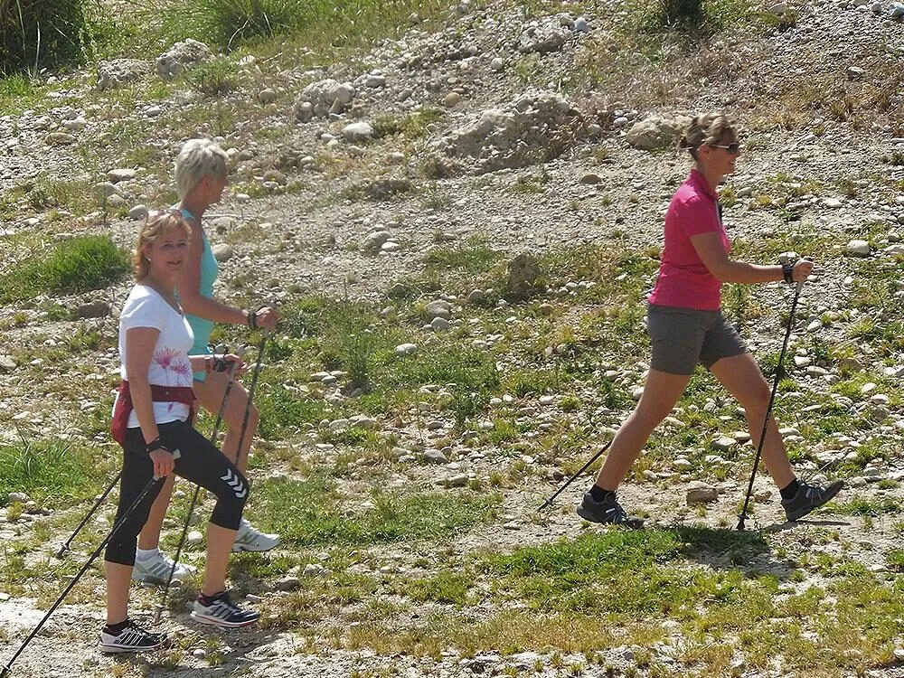 Nordic Walking am Hang
